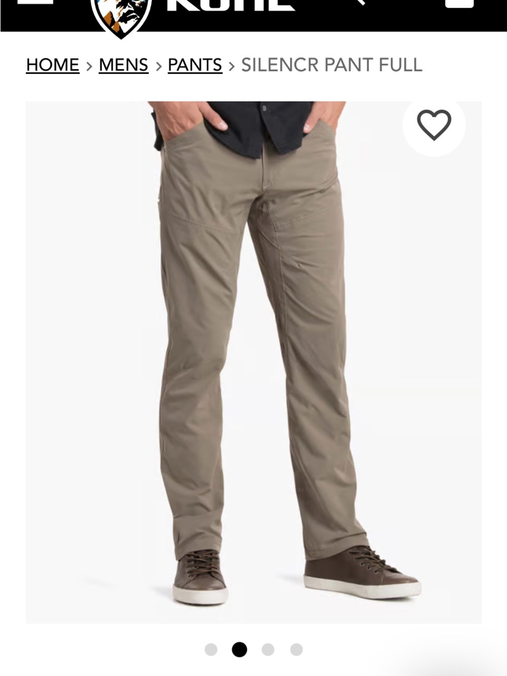 Kuhl Men's SilenCR Pants 32 x 32 * Flaw *